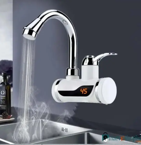 Electric Instant Hot Water Tap with Hand Shower – Fast Heating Faucet for Kitchen & Bathroom Energy Efficient & Convenient Hot Water Solution
